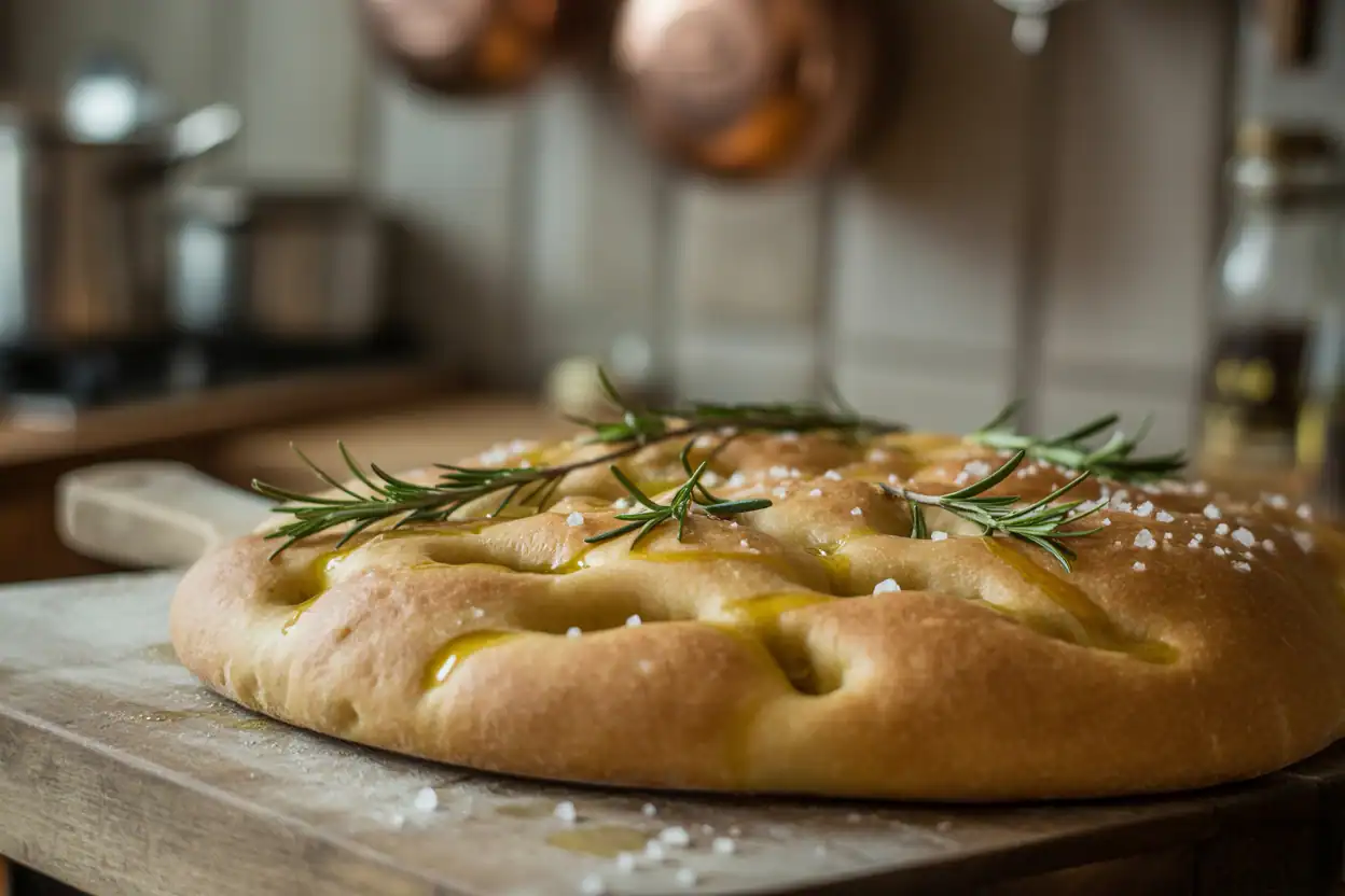 Focaccia maison ultra moelleuse